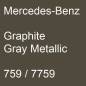 Preview: Mercedes-Benz, Graphite Gray Metallic, 759 / 7759.